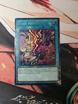 Yu-Gi-Oh! Stake Your Soul! 1st Edition Collector's Rare Card WISU-EN023 NM - Image 1