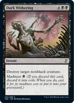 Dark Withering - Near Mint MTG Time Spiral Remastered - Image 1