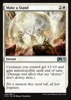 Make a Stand - Light Play MTG Magic 2019 Core Set - Image 1