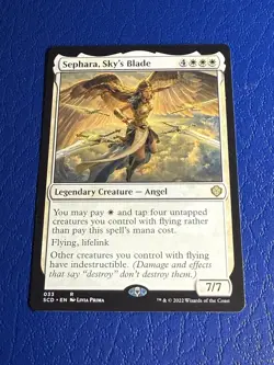 MTG - Sephara, Sky's Blade - Starter Commander Deck SCD - #33 - LP/EX Condition - Image 1