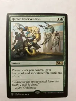 Heroic Intervention - Core Set 2021 (M21) Magic Mtg NM Rare English x1 Card - Image 1