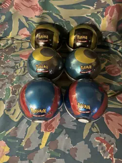 Pokemon TCG Great Ball, Ultra Ball, Moon Ball Tin Lot of 6 H24 - Sealed IN HAND - Image 1