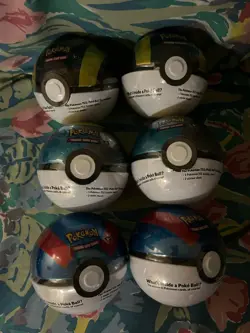 Pokemon TCG Great Ball, Ultra Ball, Moon Ball Tin Lot of 6 H24 - Sealed IN HAND - Image 3