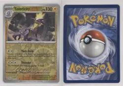 Toxtricity Reverse Foil Pokemon SV01: Scarlet & Violet #072 0kb5 - Image 3