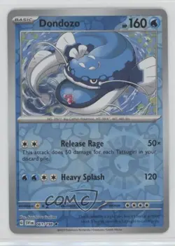 Dondozo Reverse Foil Pokemon SV01: Scarlet & Violet #061 0kb5 - Image 1