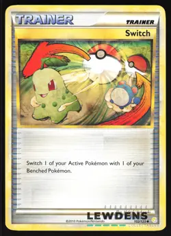 Switch - 102/123 - Uncommon - HeartGold SoulSilver - Pokemon Card - 3 - Image 1