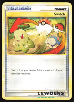 Switch - 102/123 - Uncommon - HeartGold SoulSilver - Pokemon Card - 2 - Image 1