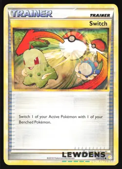 Switch - 102/123 - Uncommon - HeartGold SoulSilver - Pokemon Card - 1 - Image 1