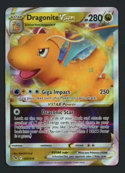 Dragonite VSTAR 050/078 Pokemon GO Ultra Rare Pokemon TCG - Image 1