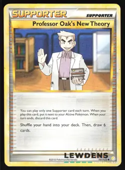 Professor Oak's New Theory - 101/123 - Uncommon - HeartGold SoulSilver - Pokemon - Image 1