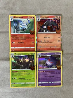 Pokemon 2022 & 2023 Trick or Trade Holo Card Set - Image 1