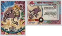 Hitmonlee Topps Pokemon TV Animation Edition Series 2 #106 2000 1dv7 - Image 3
