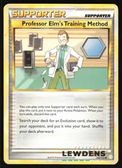 Professor Elm's Training Method - 100/123 Uncommon HeartGold SoulSilver Pokemon - Image 1