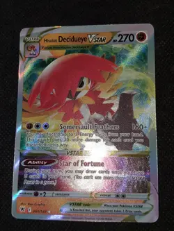 CGC 10 Gem Mint Hisuian Decidueye VSTAR 084/189 Astral Radiance Pokemon Card - Image 1