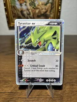 Tyranitar ex (17/17) - POP Series 1 Holo Ultra Rare Pokemon Card - Image 1