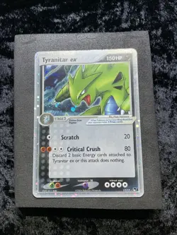 Tyranitar ex (17/17) - POP Series 1 Holo Ultra Rare Pokemon Card - Image 1
