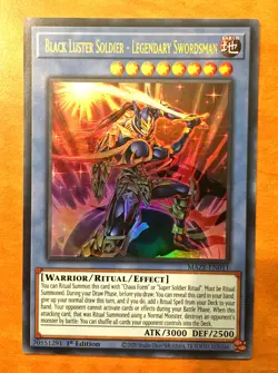 Yugioh Black Luster Soldier - Legendary Swordsman 1st Edition Ultra Rare Mint - Image 1