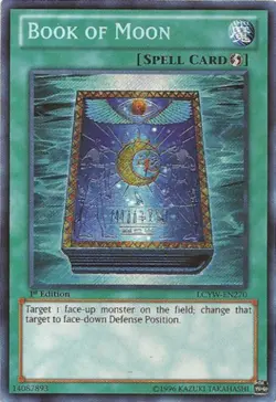 Yugioh! MP Book of Moon - LCYW-EN270 - Secret Rare - 1st Edition Moderately Play - Image 1