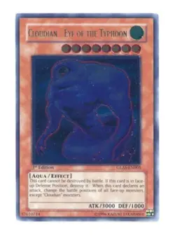Yugioh! MP Cloudian - Eye of the Typhoon - GLAS-EN005 - Ultimate Rare - 1st Edit - Image 1