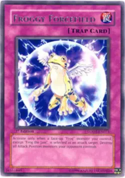 Yugioh! MP Froggy Forcefield - LODT-EN073 - Rare - Unlimited Edition Moderately - Image 1
