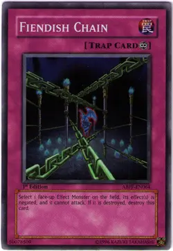 Yugioh! MP Fiendish Chain - ABPF-EN064 - Super Rare - Unlimited Edition Moderate - Image 1