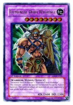 Yugioh! MP Elemental Hero Wildedge - EEN-EN035 - Ultimate Rare - 1st Edition Mod - Image 1