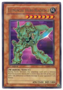Yugioh! MP Elemental Hero Bladedge - YSD-EN019 - Ultra Rare - Unlimited Edition - Image 1