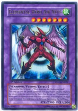 Yugioh! MP Elemental Hero Air Neos - STON-EN034 - Ultra Rare - 1st Edition Moder - Image 1