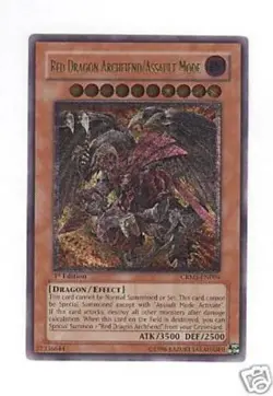 Yugioh! MP Red Dragon Archfiend/Assault Mode - CRMS-EN004 - Ultimate Rare - Unli - Image 1