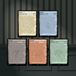 Magic: the Gathering MTG Secret Lair - THE FULL-TEXT LANDS - Image 4