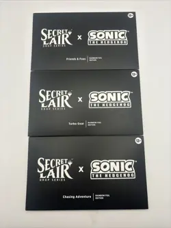 Magic the Gathering Secret Lair x Sonic The Hedgehog Sealed Foil Bundle - Image 1