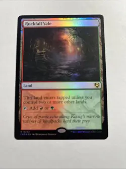 Rockfall Vale - Innistrad Remastered Foil MTG Plus Bonus Card!!! - Image 1
