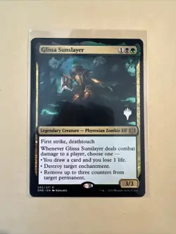 MTG Glissa Sunslayer ONE 202/271 R NM PROMO Pack Regular Rare - Image 4
