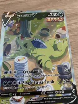 Tyranitar v Full Art Alternate Battle Styles 155/163 Pokemon Card Rare Holo - Image 5