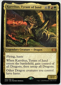 Karrthus, Tyrant of Jund Double Masters Regular Mythic #205 - Image 1