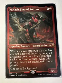 Karlach, Fury of Avernus Foil Etched Commander Legends: Battle for Baldur's Gate - Image 1