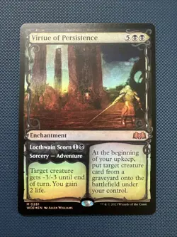 MTG Virtue of Persistence (Showcase) - Wilds of Eldraine (WOE) NM Foil - Image 1