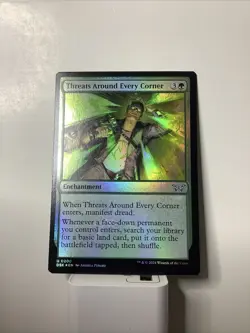 MTG DSK: Threats Around Every Corner (Enchantment) Duskmourn Foil - Image 1