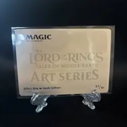 Bilbo's Ring Art Card (Gold-Stamped Signature) Art Series: Universes Beyond: the - Image 2