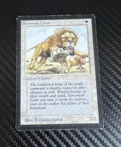 Savannah Lions (Beta) Moderately Played - Magic The Gathering - Image 1