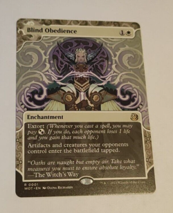 MtG Blind Obedience (WOT-0001) Rare English MINT - Image 1