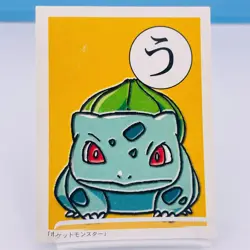 Bulbasaur Pokemon Karuta Playing Card Nintendo 2000 Vintage from Japan Rare F/S - Image 3