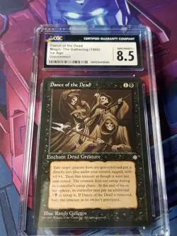 Dance of the Dead (Ice Age) *CGC 8.5 MTG vintage 1995 - Image 1