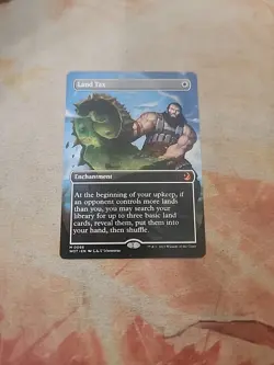 Land Tax Anime Borderless Wilds Of Eldraine Enchanting Tales MTG NM - Image 1