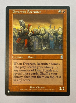 MTG - Dwarven Recruiter - NM - The List - Mystery Booster 2 - Image 1