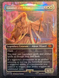 Gandalf the White - Foil Borderless - LOTR: Tales of Middle Earth (MTG) - Image 1