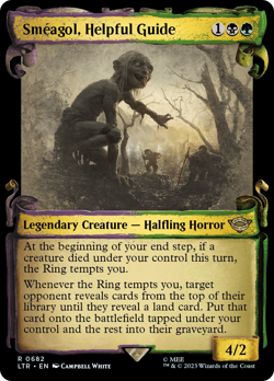 Smeagol, Helpful Guide SHOWCASE SCROLLS, The Lord of the Rings, MTG NM/M - Image 1