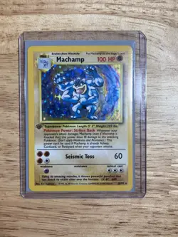 Machamp 1st Edition 008/102 Deck Exclusives Holo 1999 - WOTC Pokemon TCG LP - Image 1