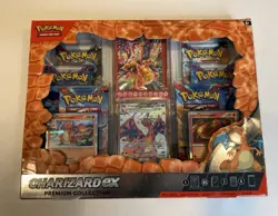 Pokemon TCG: Charizard ex Premium Collection Box - 6 Packs Sealed 820650873232 - Image 1