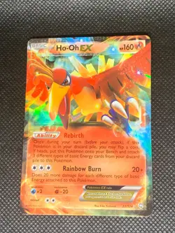 Ho-Oh EX 22/124 - Dragons Exalted Pokemon Card - Pack Fresh - Image 1